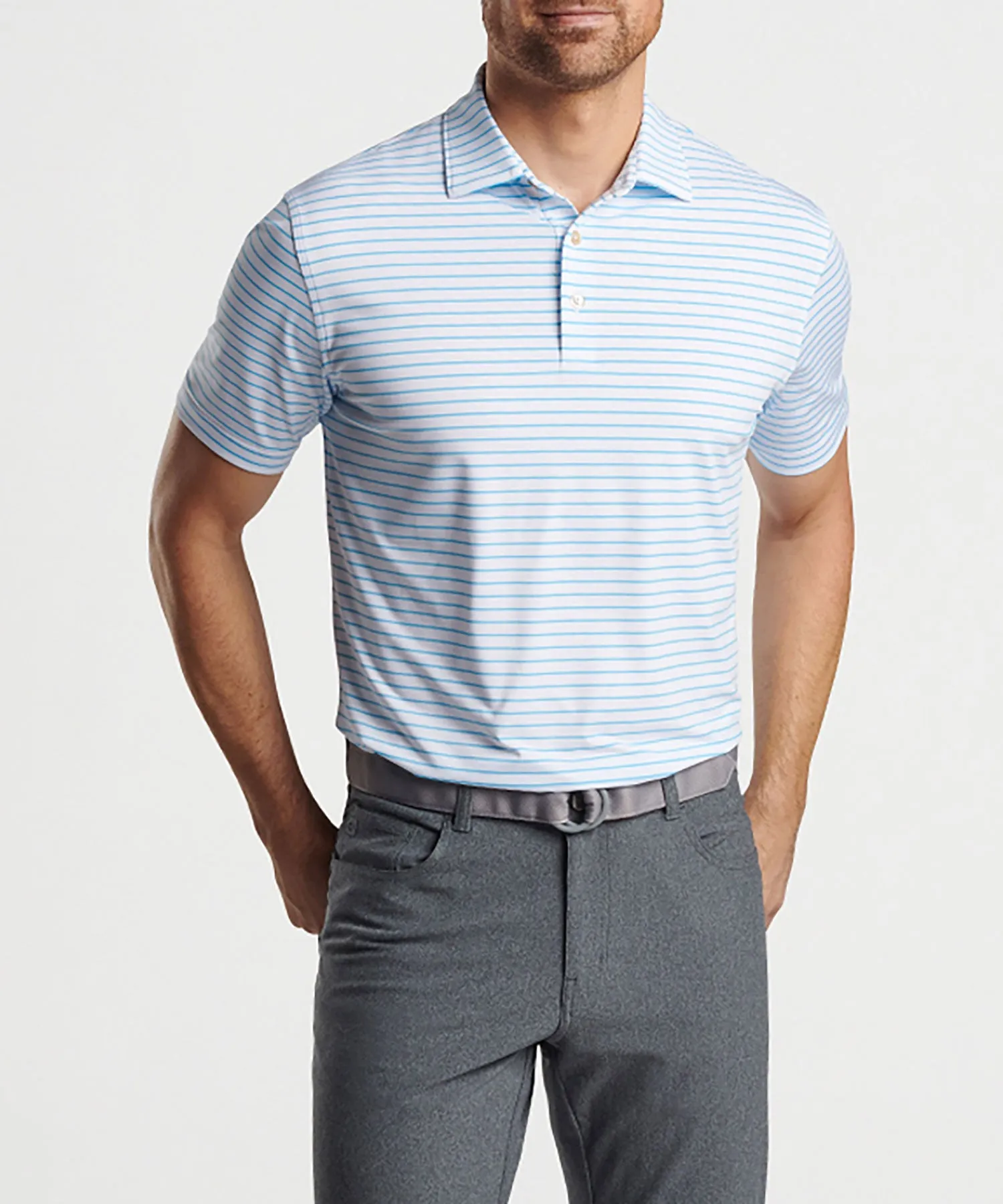 Peter Millar Drum Stripe Polo Shirt