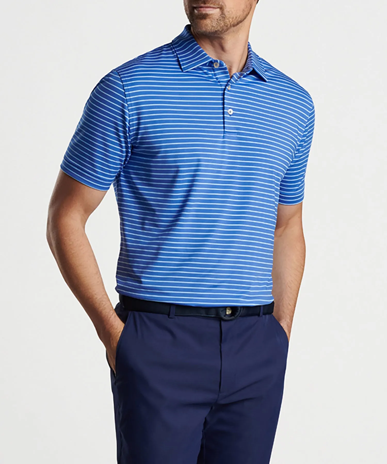 Peter Millar Drum Stripe Polo Shirt