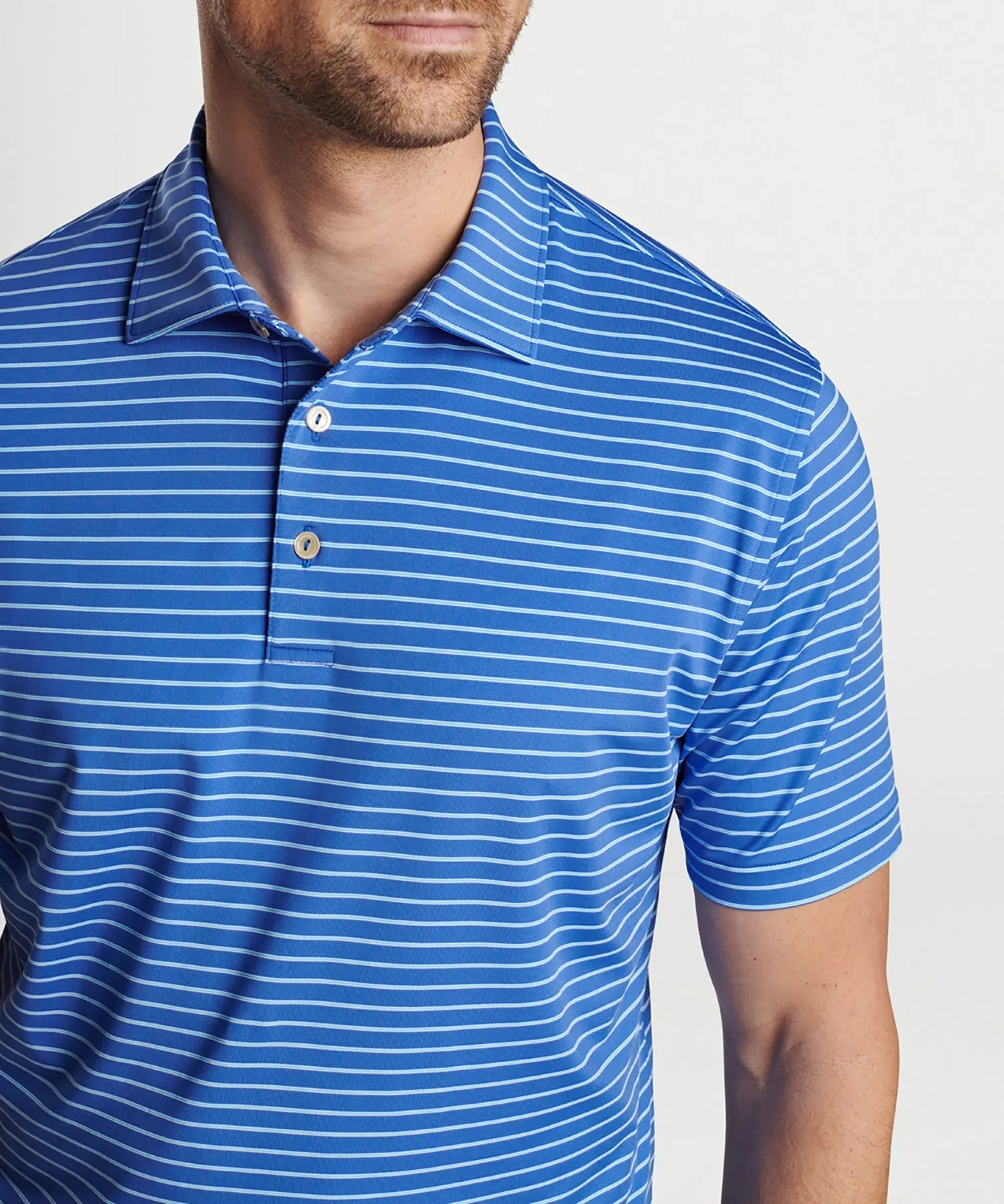 Peter Millar Drum Stripe Polo Shirt