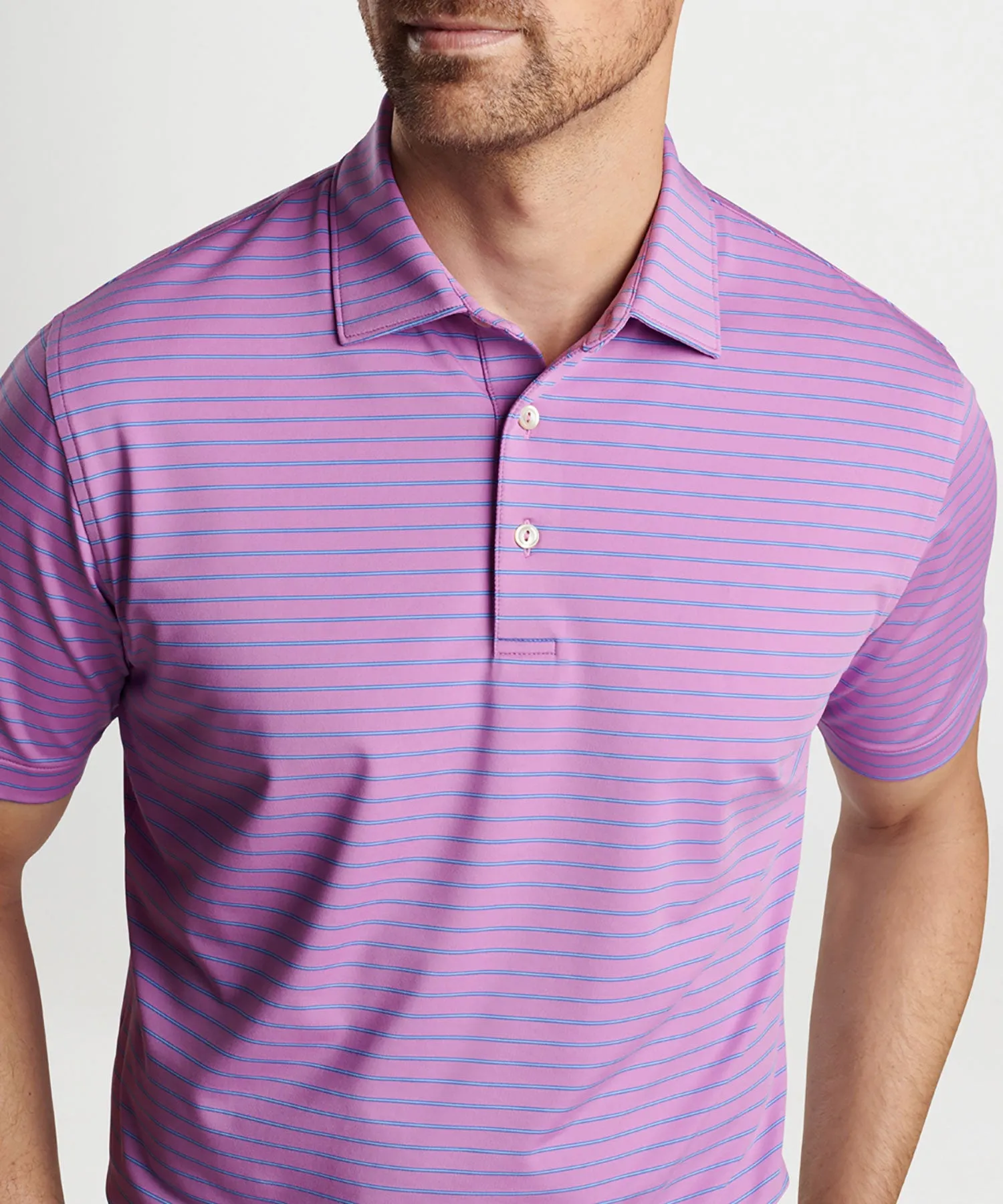 Peter Millar Drum Stripe Polo Shirt