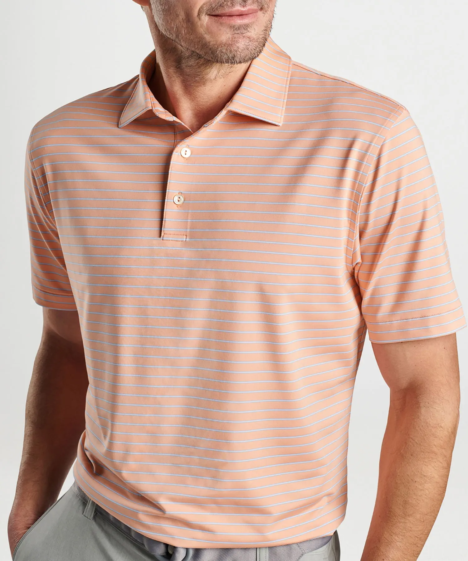 Peter Millar Drum Stripe Polo Shirt