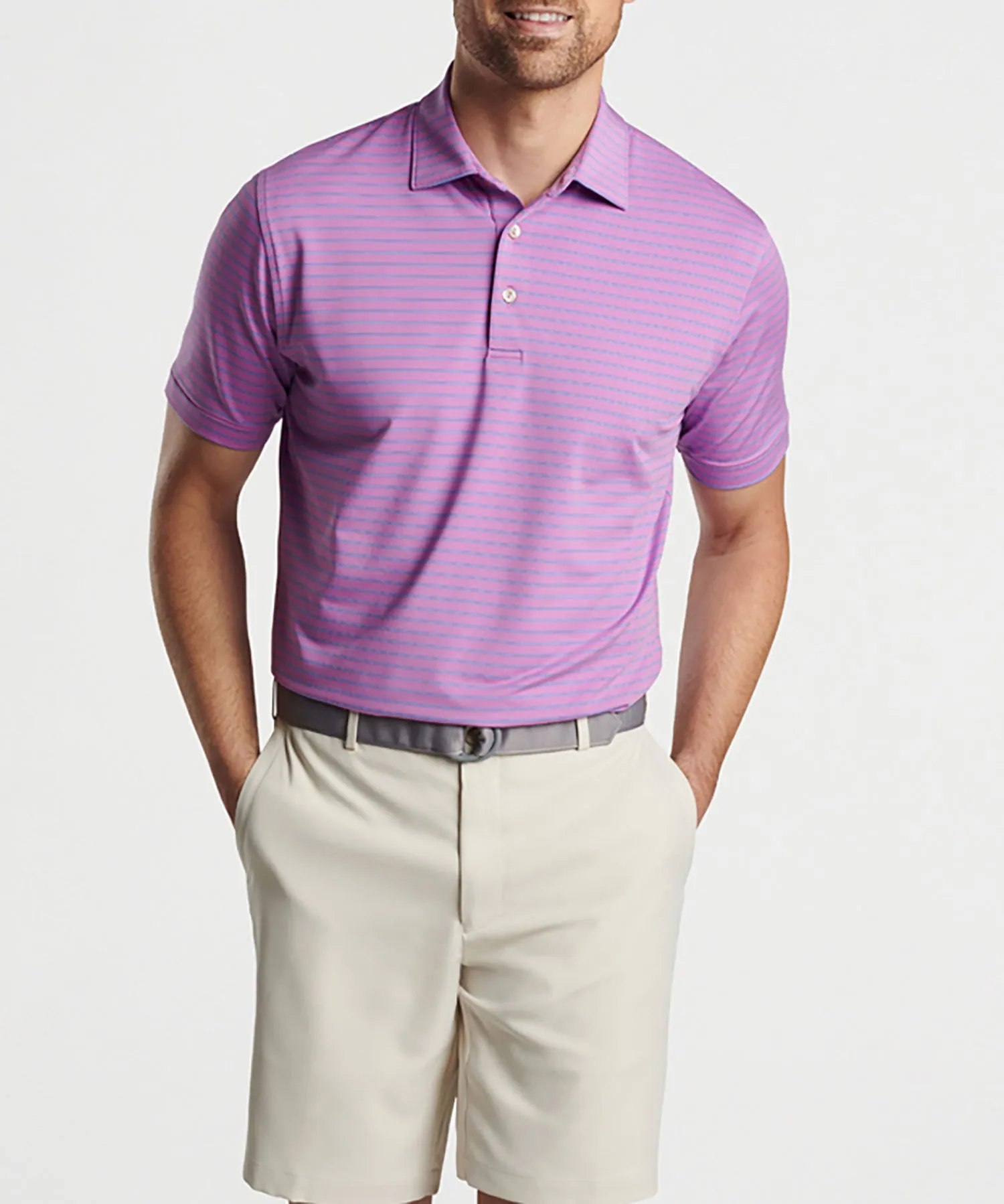 Peter Millar Drum Stripe Polo Shirt