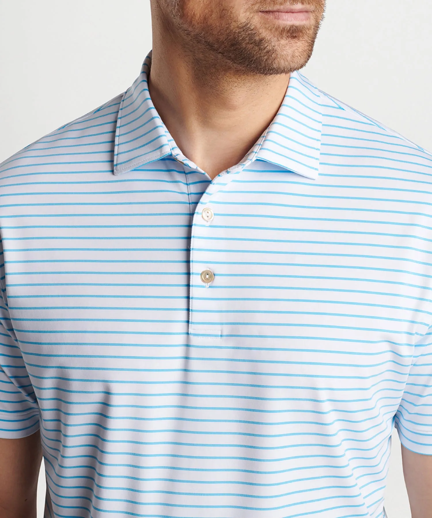 Peter Millar Drum Stripe Polo Shirt