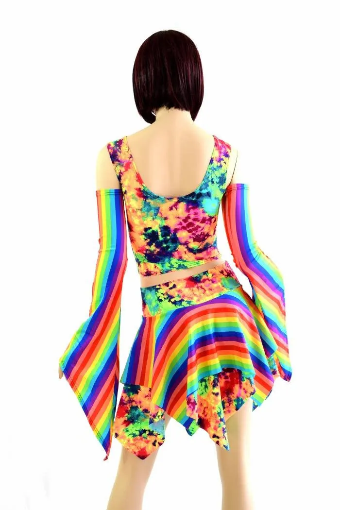 Pixie Day-Tripper Set in Rainbow & Acid Splash