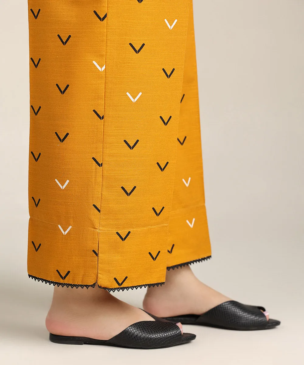 Printed Khaddar Culottes