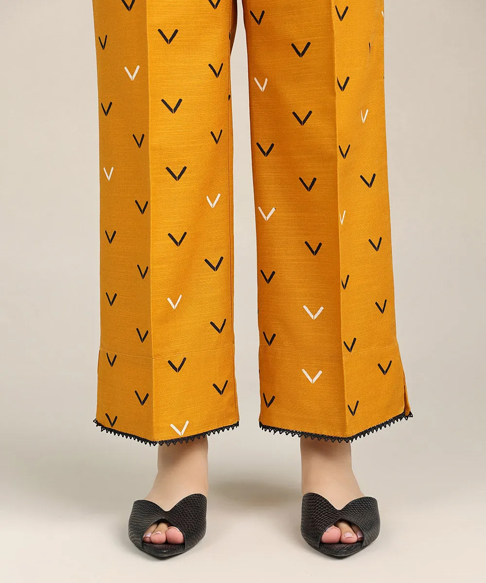 Printed Khaddar Culottes