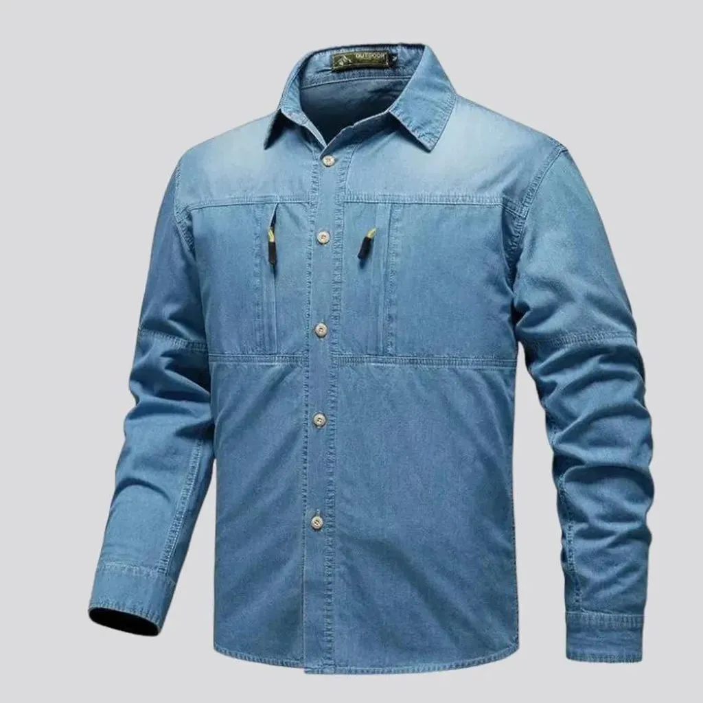 Regular work men's jean jacket