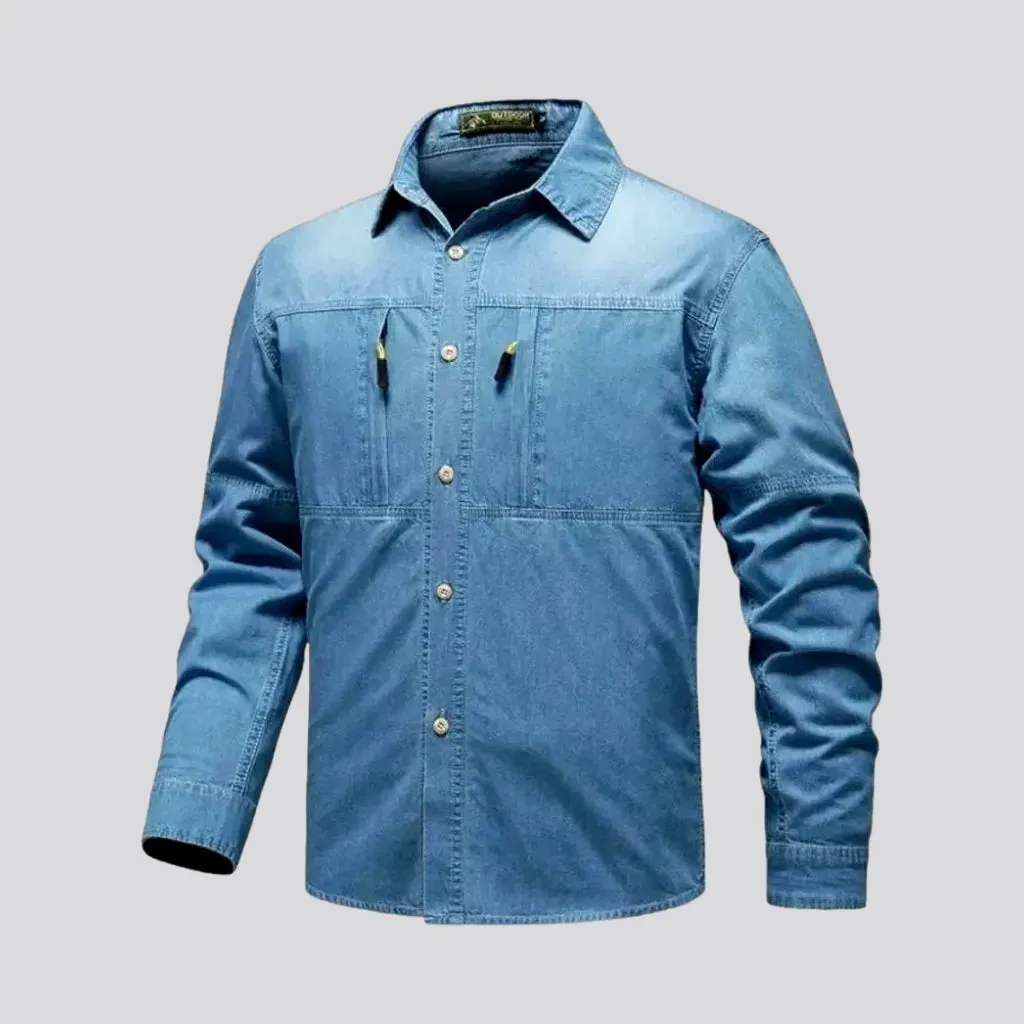 Regular work men's jean jacket