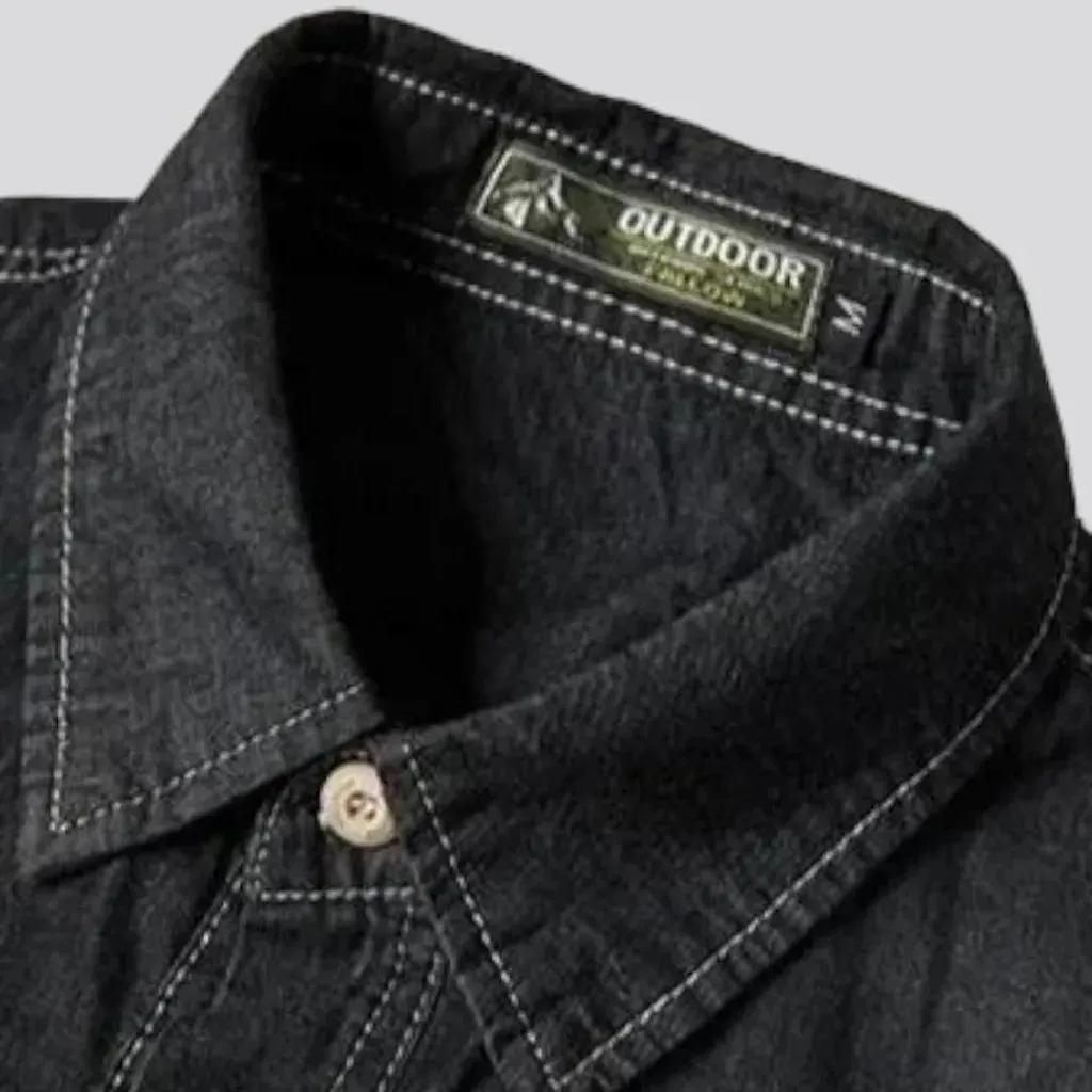 Regular work men's jean jacket