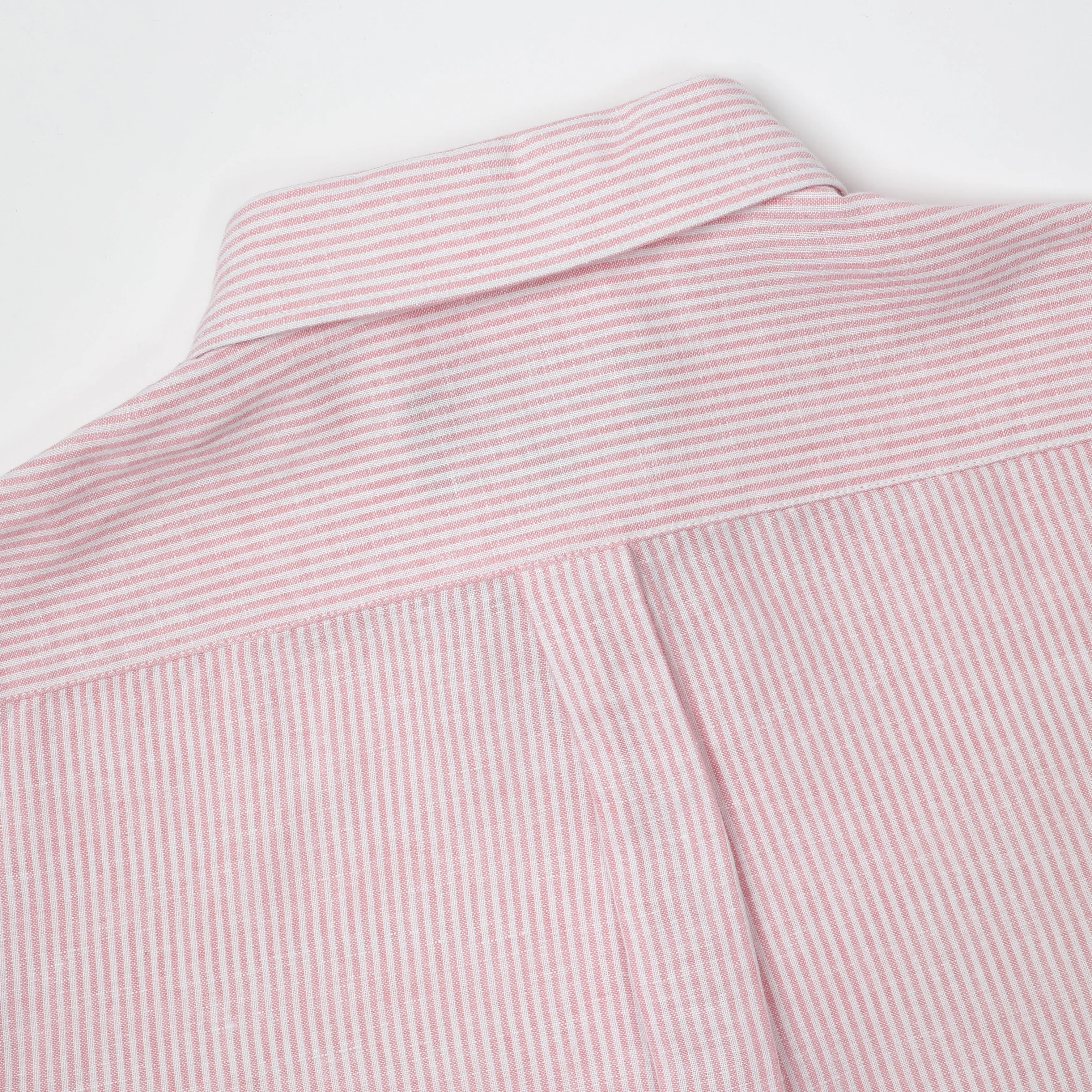 Relaxed Fit Blush Narrow Stripe Shirt