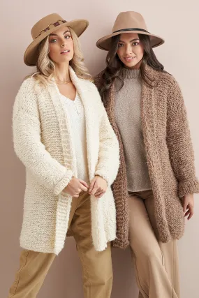 Rowan MODE at Rowan - Soft Boucle & Merino Aria Patterns - Teddy Coat - PDF Download