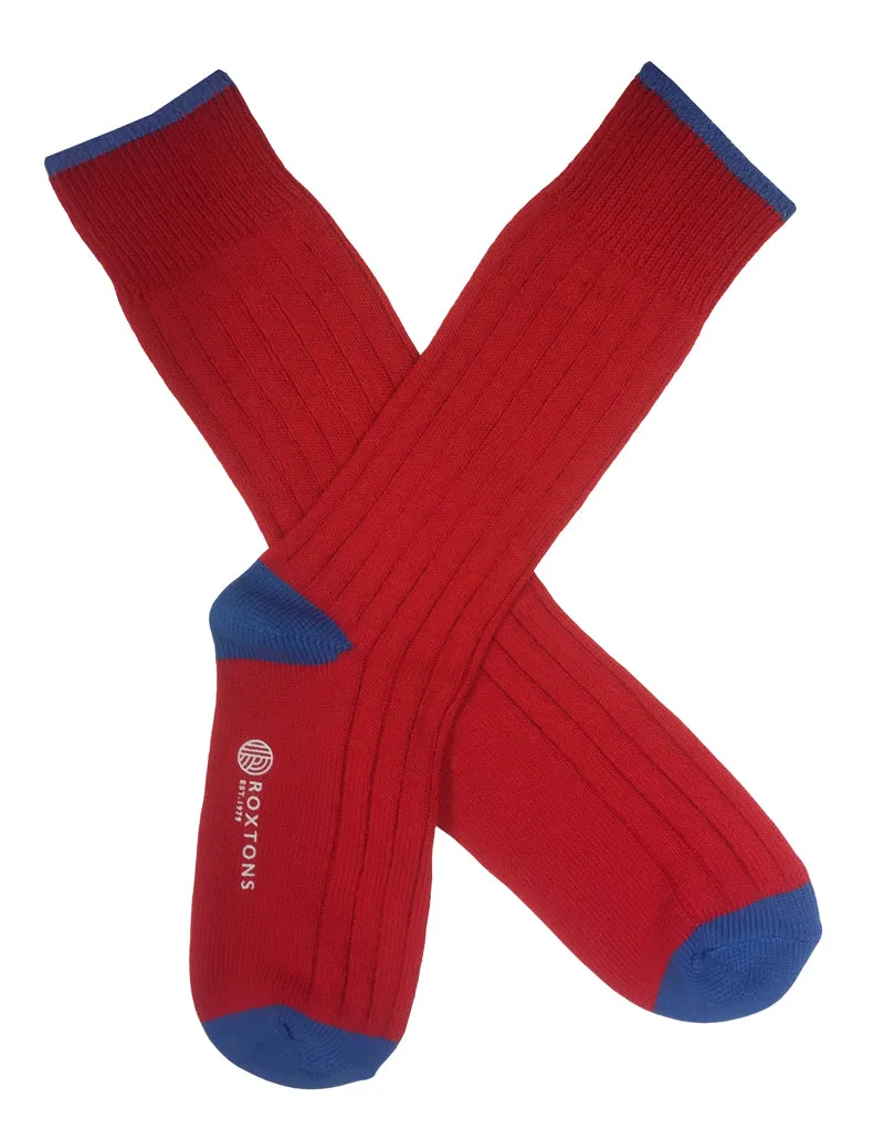 Roxtons - Cotton Heel & Toe Ankle Socks