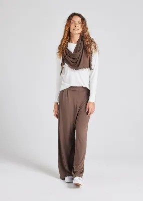 Sassoon Cashmere/Bamboo Scarf - Chocolate