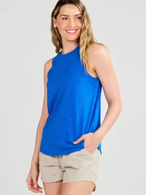 tasc Performance Women's Nola Tank 2.0 in Galactic Blue