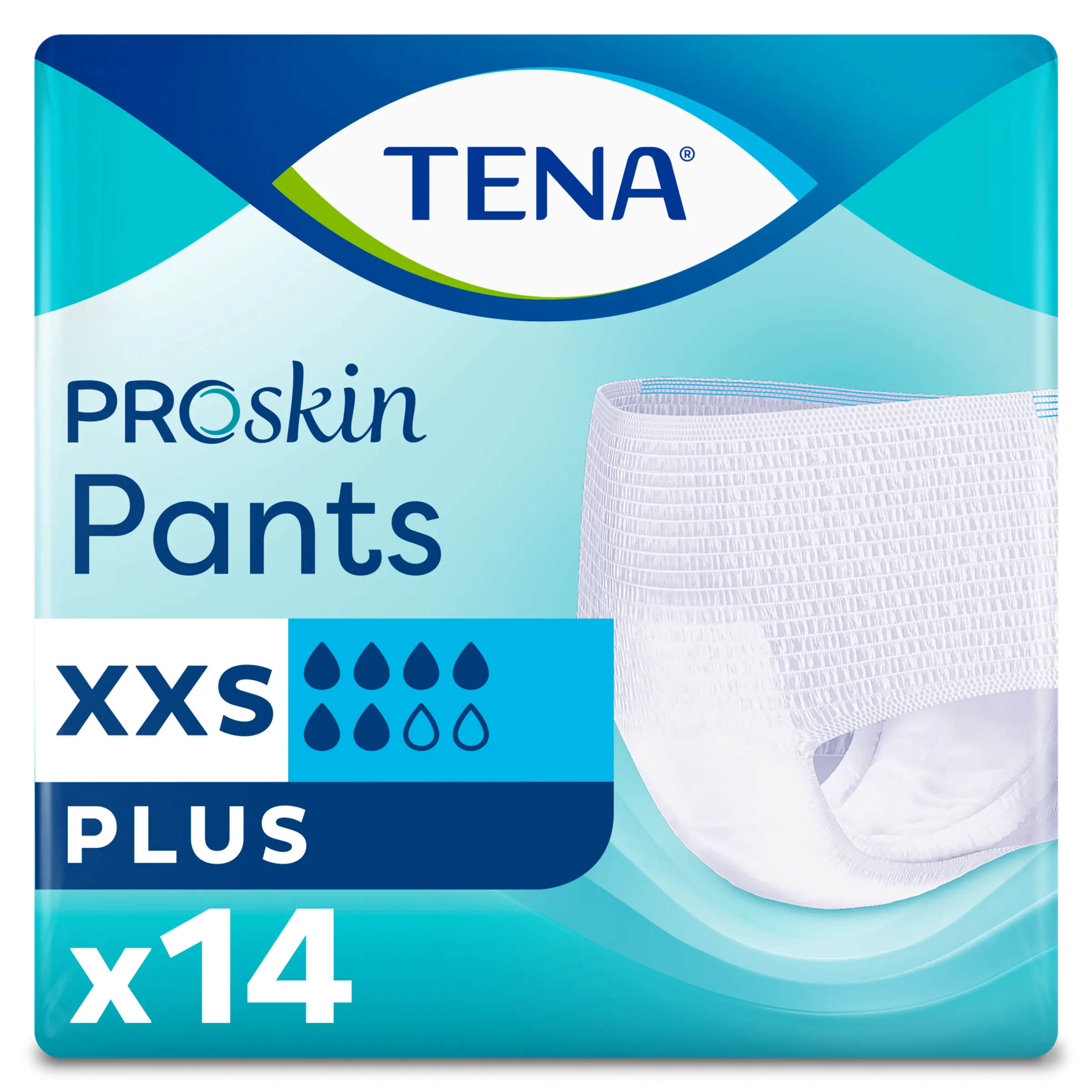 TENA ProSkin Pants Plus XXS 14 - Comfortabele incontinentiebroekjes voor optimale bescherming