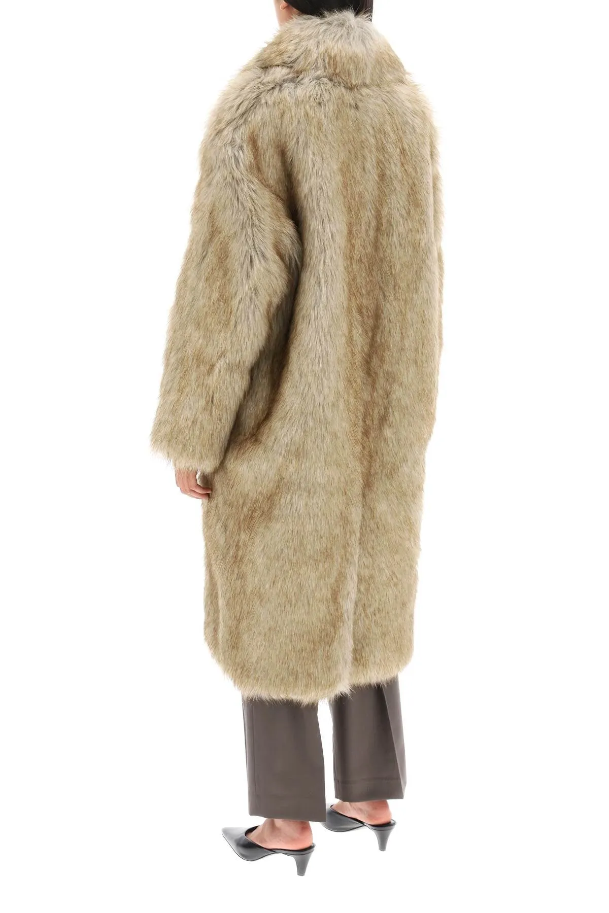 Toteme long faux-fur coat