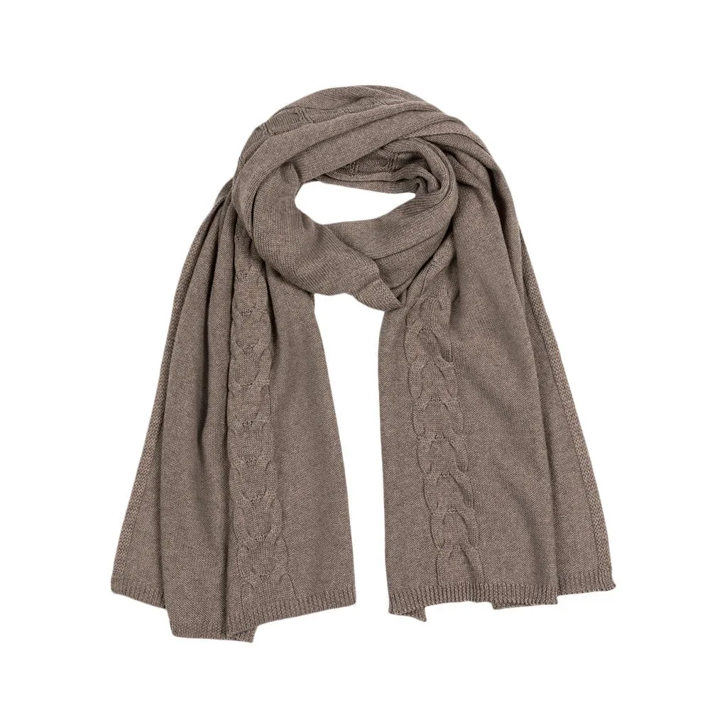 Trecciola Merino Wool Scarf by Curling Collection