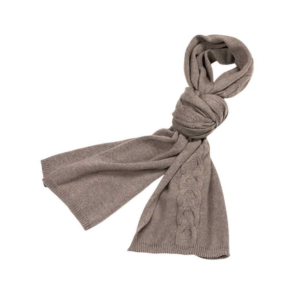 Trecciola Merino Wool Scarf by Curling Collection