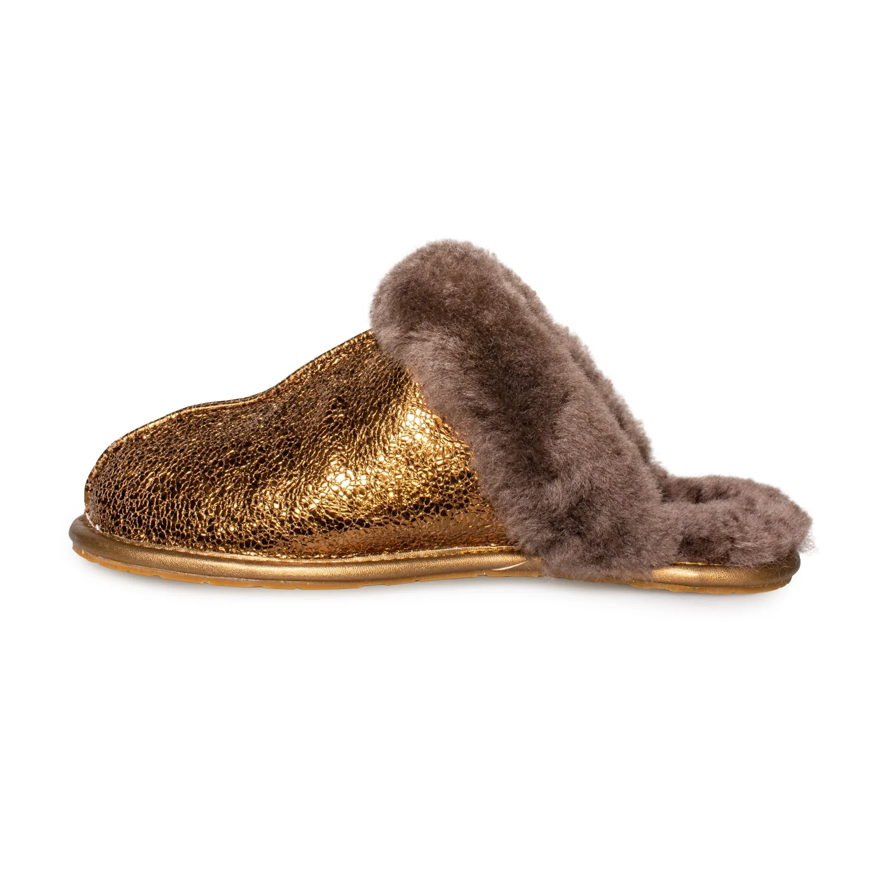 UGG Scuffette II Metallic Sparkle Bronze Slippers - Women's