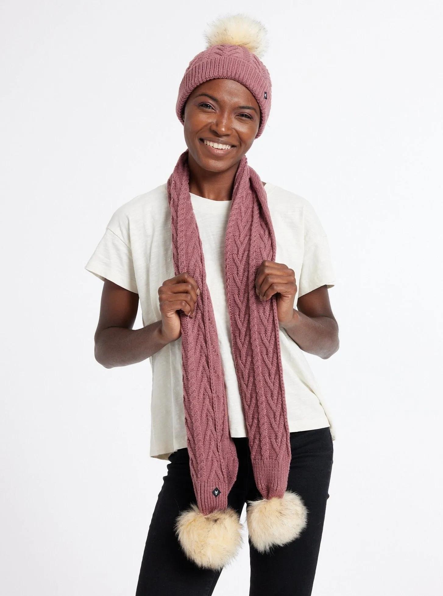 Vienna Scarf - Deep Mauve