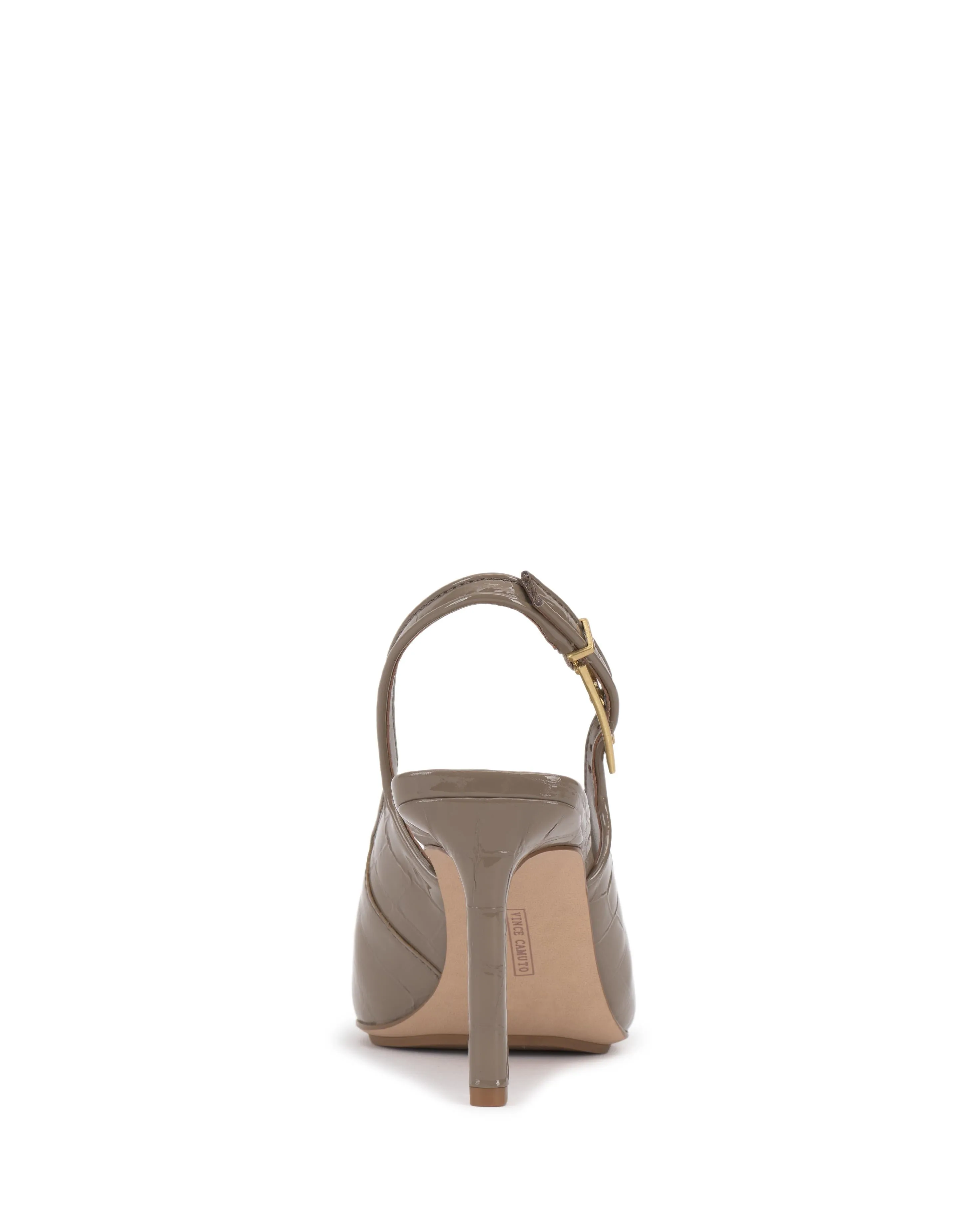 Vince Camuto BRENDIE TAUPE/GLOSSY CROCO PATENT LE