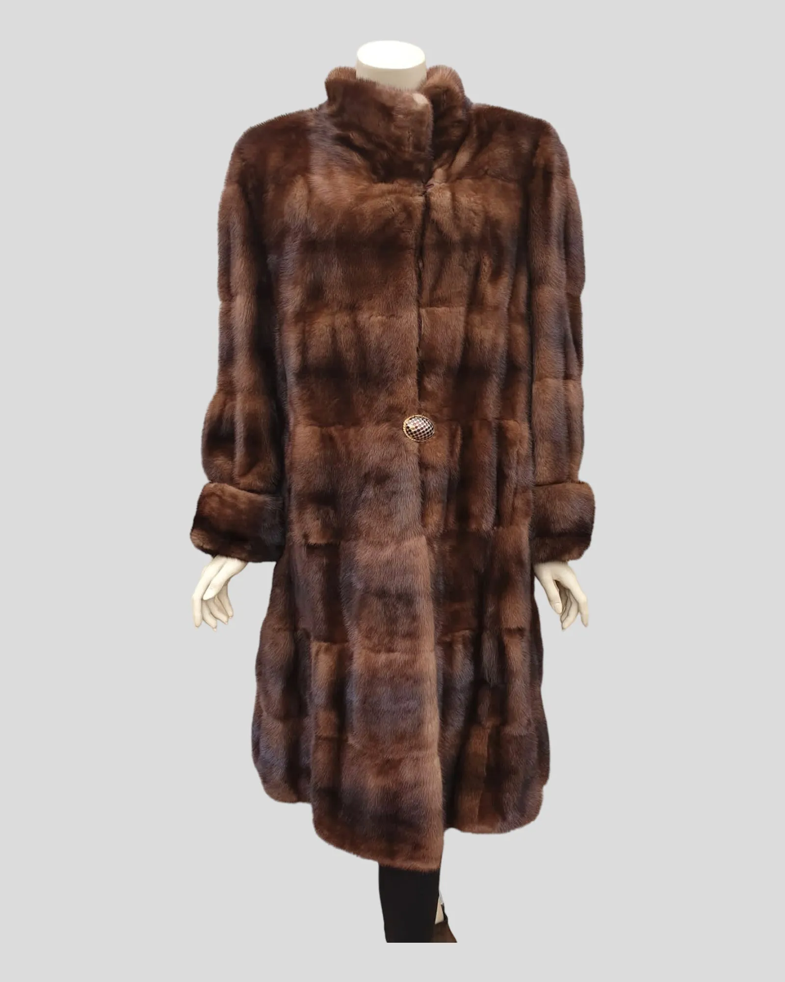 Vintage Lunaraine Mink Fur ⅞ Coat -L