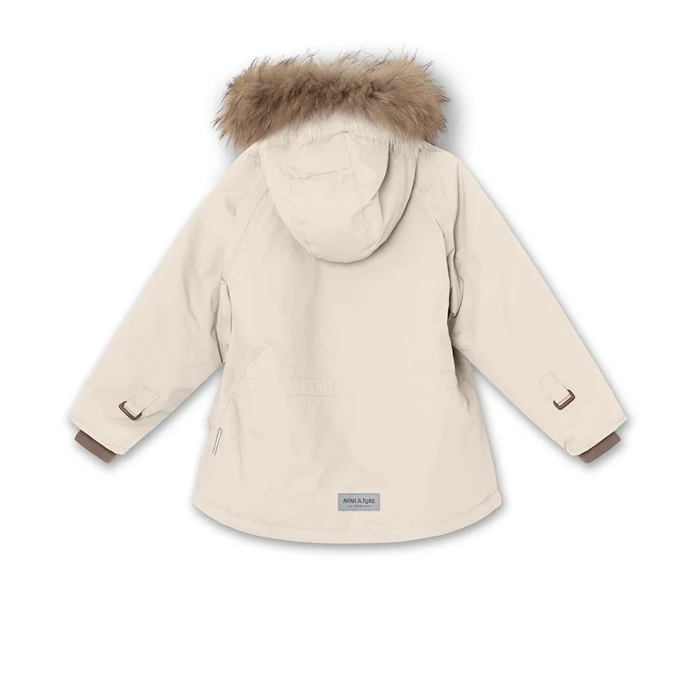 Wally winter jacket fur Angora Cream