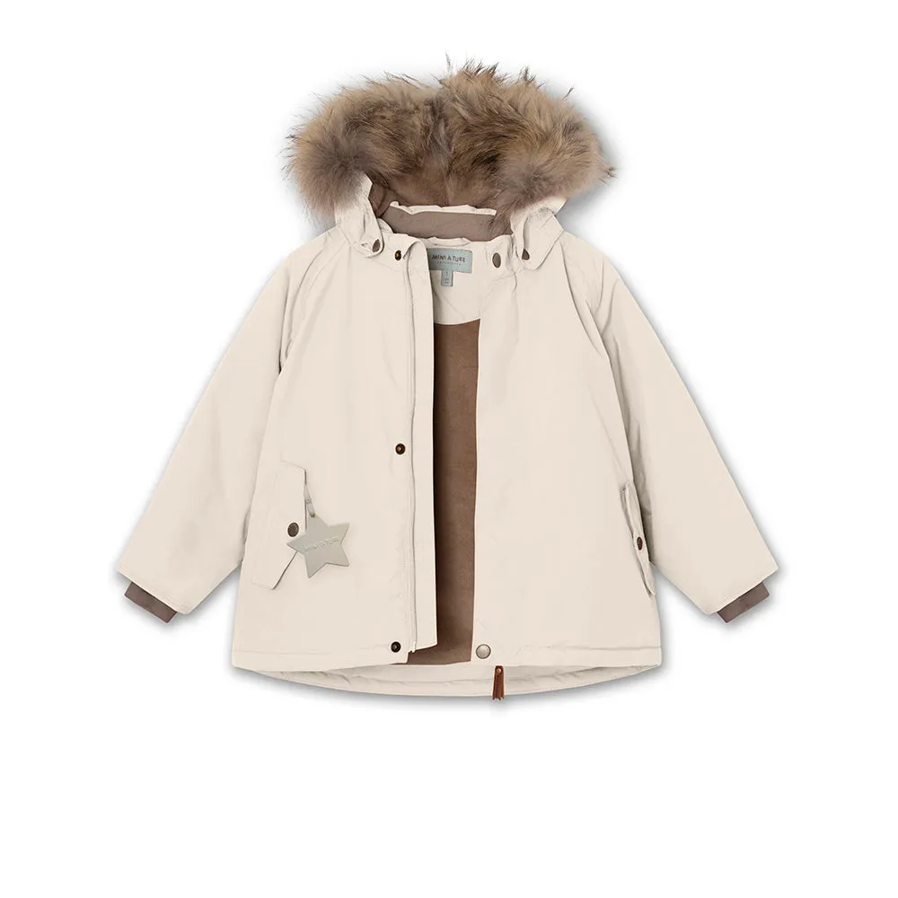 Wally winter jacket fur Angora Cream