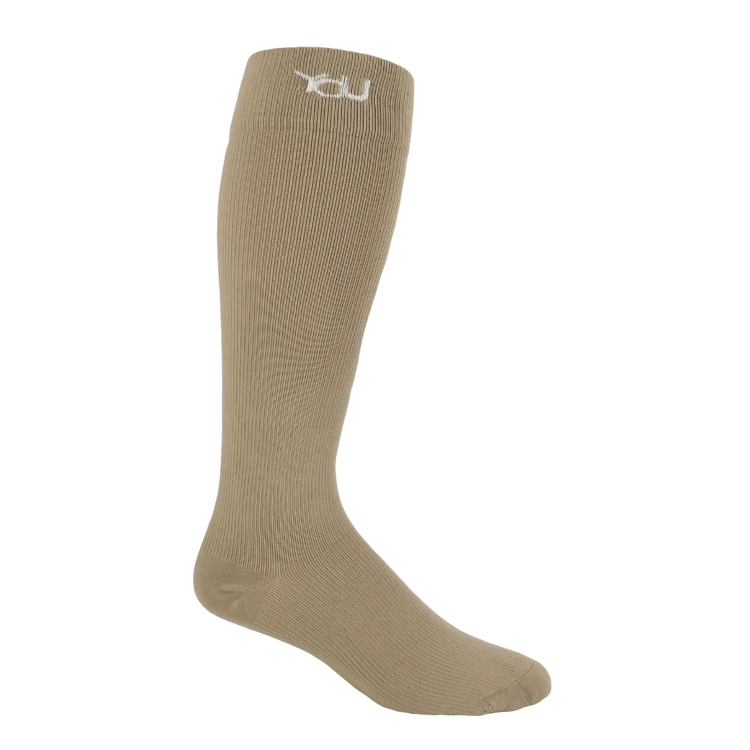 YoU Compression® Coffee Knee High •Travel & Sport 15-20 mmHg Compression