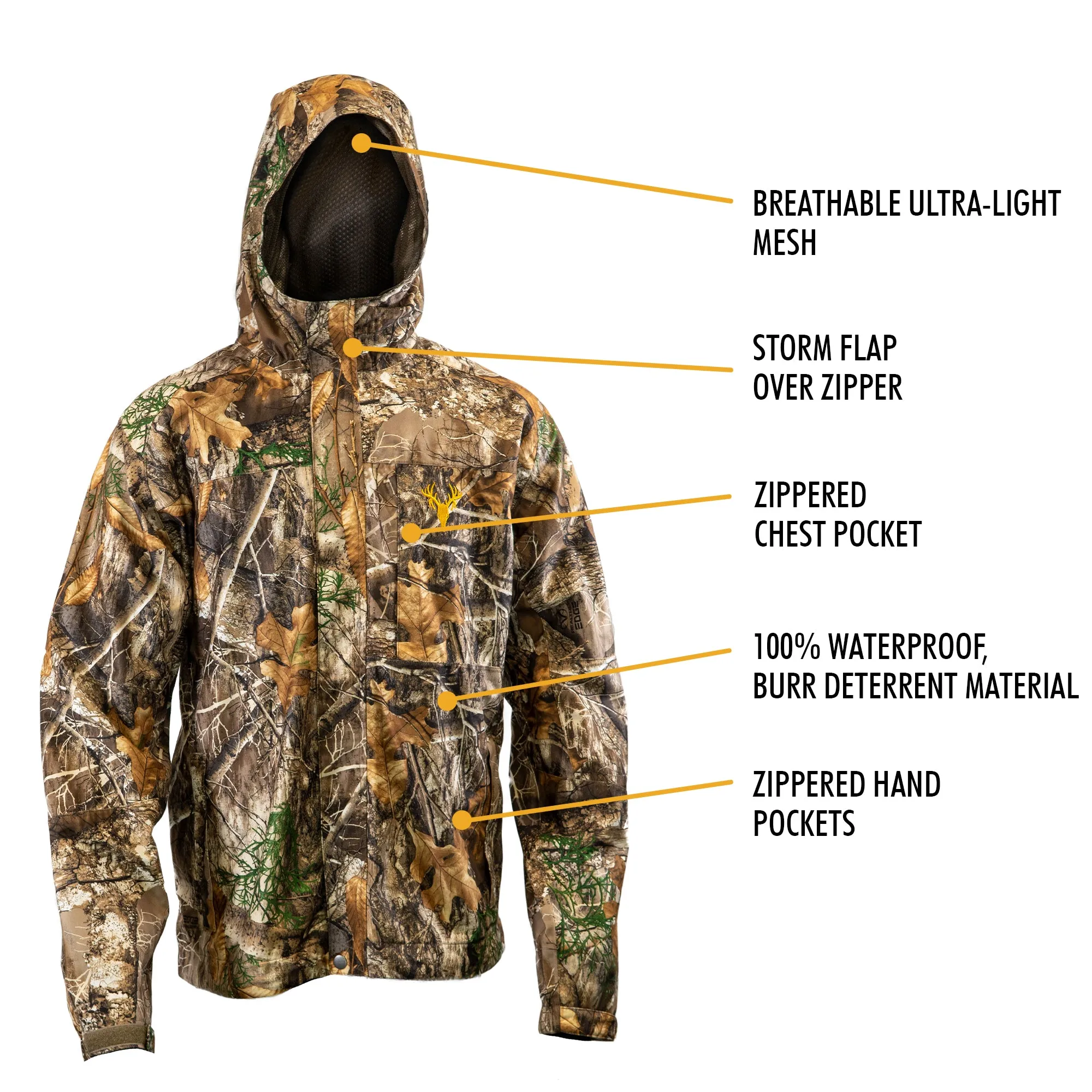 Youth Hunting Rain Jacket